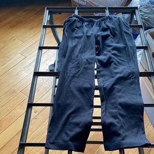 Lands End Straight Leg Knit Long Pant size XS NAVY